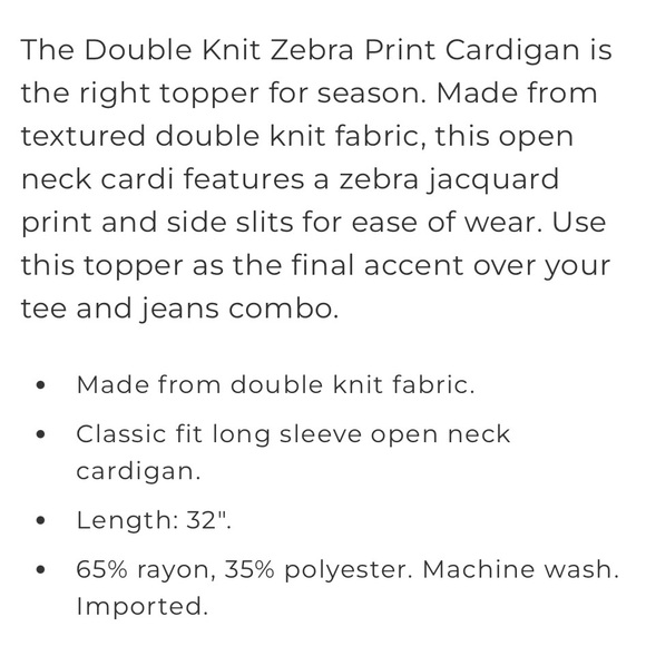 Chico’s cardigan sweater - Picture 8 of 9